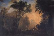 Claude Lorrain Landscape with St Onofrio (mk17) china oil painting reproduction